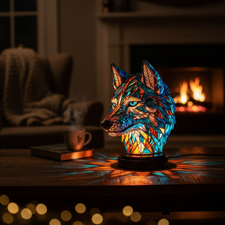 Lampe Bo en forme de loup enchanteur