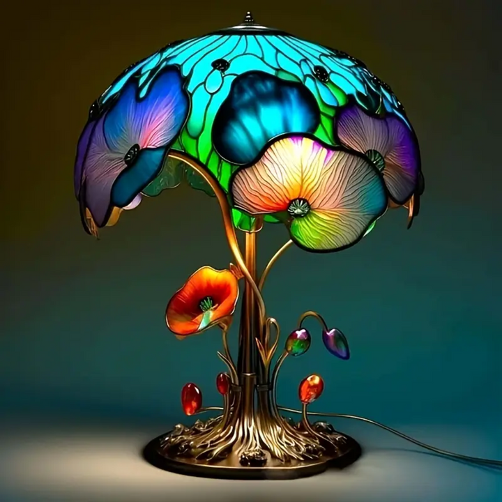 Lampe Florale Champignon Bohème Chic