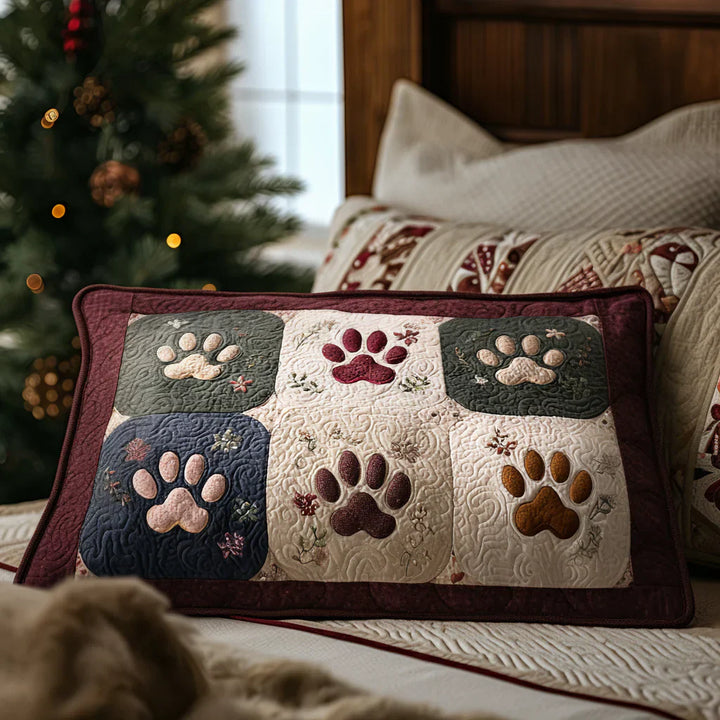 Housse de Coussin Matelassée - Pattes Confortables